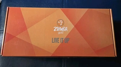 Zumba Gold Live It Up 套装 7 DVD 和舞蹈健身有氧摇杆 — 第 1/4 张图片