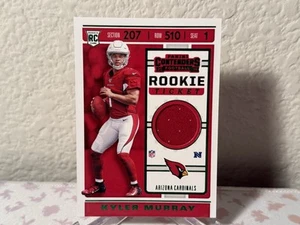 2019 Contenders KYLER MURRAY #RTS-1 Green Rookie Ticket JERSEY PATCH Cardinals - Bild 1 von 2