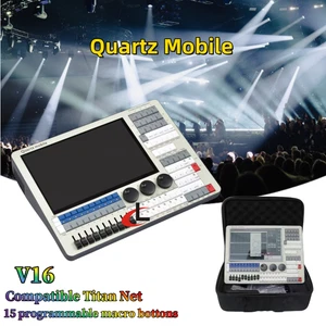 Mini Mobile Stage Lighting DMX Controller Bag V16 Touch Screen DJ Lights console - Picture 1 of 7