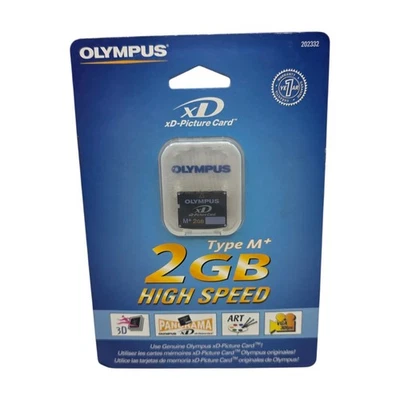 Brand New Olympus xD Picture Card 6MP-12MP 2GB High Speed Type M+ SEALED 202332  - Image 1 of 4