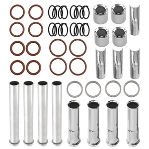 Kit de cubierta de varillas de empuje ajustables para Harley Fat Boy Dyna Softail 1999-2017 - Imagen 1 de 11