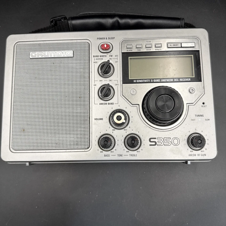 Grundig S350 AM/FM/SW1/SW2/SW3 5-полосный высокочувствительный стерео мировой приемник ЧИТАЙТЕ* - Изображение 1 из 4
