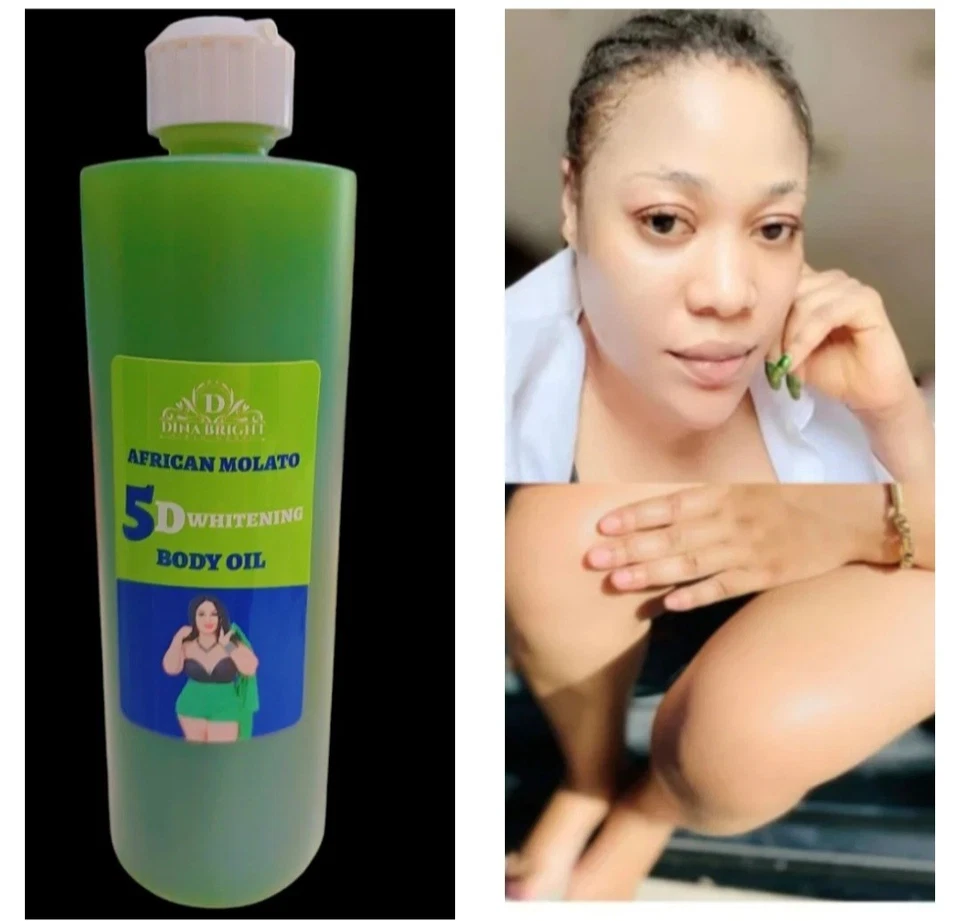 STUBBORN SKIN, WHITENING BODY OIL, KOJIC, ARBUTIN, +AHA REMOVES IMPERFECTIONS 👌 - Image 1 of 1