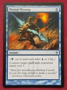 Magic The Gathering NUEVO PHYREXIA MENTAL ERROR tarjeta azul Magic The Gathering Magic The Gathering - Imagen 1 de 2