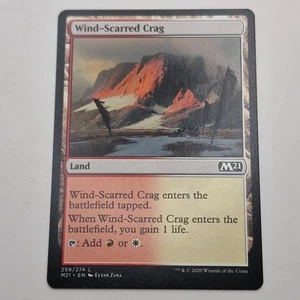MTG: Wind-Scarred Crag 259/274 - M21 Core Set 2021 Land Common - Picture 1 of 6
