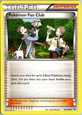 Pokemon Fan Club XY - Flashfire #94/106 Uncommon LP+ - Image 1 of 2