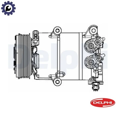 COMPRESSOR AIR CONDITIONING CS20553 FOR FORD TRANSIT/CONNECT/V408/Box/Body/MPV - Image 1 of 4