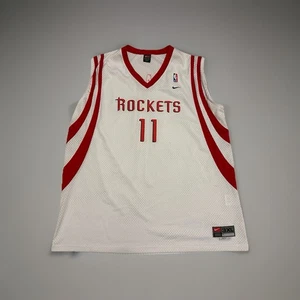 Camiseta blanca vintage Nike +2 NBA Houston Rockets Yao Ming #11 talla 3XL - Imagen 1 de 6
