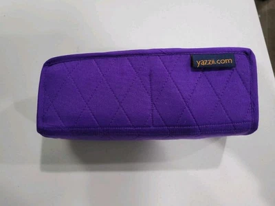 Bolsa enrollable Yazzii pequeña organizadora artesanal púrpura almacenamiento Valdani Foto 1 de 4