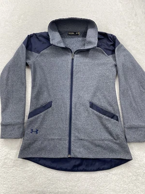 Chaqueta Under Armour para mujer Midnight Navy UA Performance polar cremallera completa XS Foto 1 de 4
