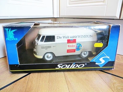 SOLIDO PRESTIGE 9651 'VW PANEL KOMBI/COMBI VAN, WINSTON CIGARETTES' 1:18. BOXED - Image 1 of 4