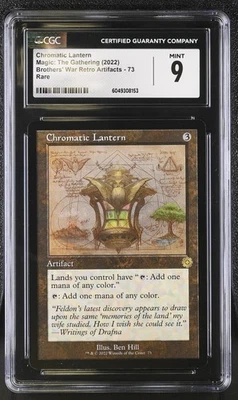 CHROMATIC LANTERN The Brothers' War Retro Schematic Rare CGC 9 MTG - Image 1 of 2