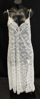 Vestido largo sin mangas Intmissimi para mujer The Simplest Pleasures AC2 blanco mediano nuevo con etiquetas  Foto 1 de 4