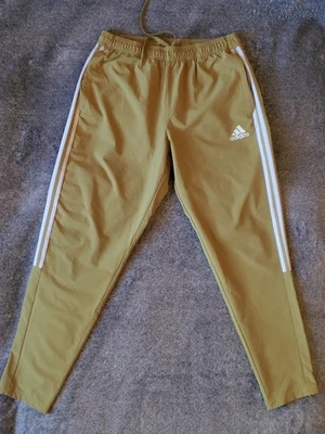 Adidas Men's Yellow Primegreen Tiro Track Pants Size Large L New - Image 1 of 4