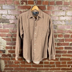 Polo Ralph Lauren Hemd Herren Large Braun Marlowe Cord Knopfleiste Freizeit - Bild 1 von 4