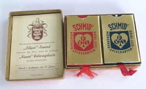 VINTAGE KARTENSPIEL PATIENCE F.X. SCHMID MÜNCHNER SPIELKARTEN Sammelobjekt - Bild 1 von 5
