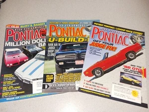 3x ~ High Performance Pontiac Magazine 455 H.O. GTO + Firebird Trans Am & More - Picture 1 of 4