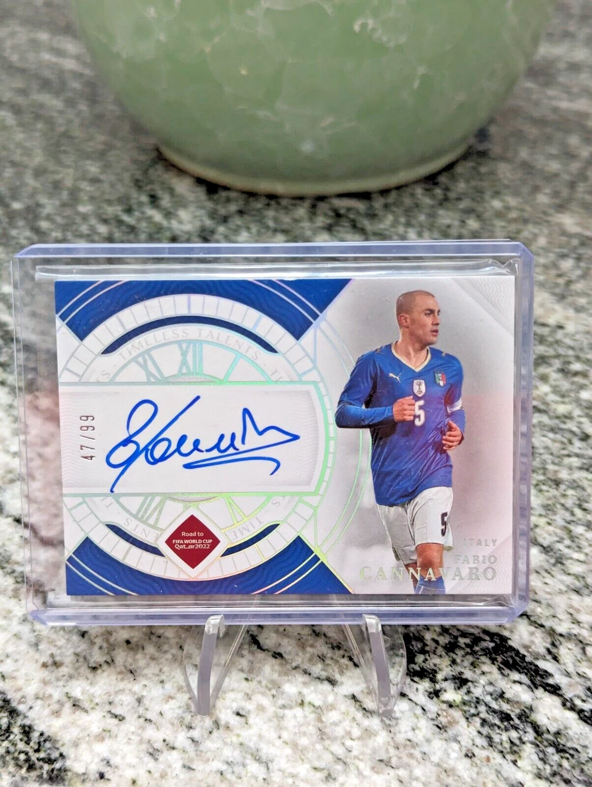 2022 National Treasures World Cup Fabio Cannavaro Timeless Talents Auto /99