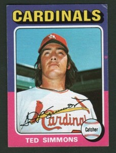 1975 Topps #75 Ted Simmons (vg-ex)