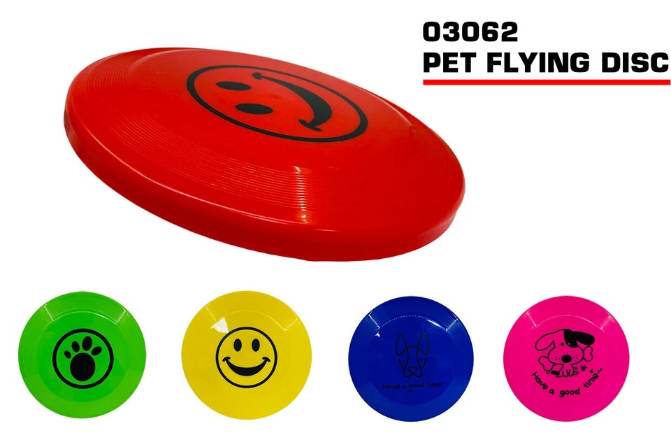 5 x Dog Flying Disc Fun Frisbee Throw Fetch Retrieval Chase Outdoor Beach Garden - Image 1 of 1