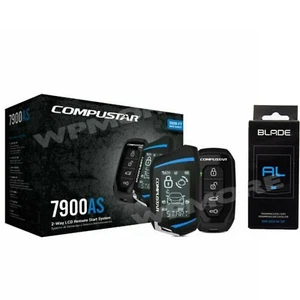 Compustar CS7900-AS 2-Way 3000-FT Range Remote Start Security + BLADE-AL Bypass - Picture 1 of 5