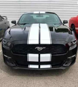 Fits Ford Mustang Bonnet Stripes Graphics Any Year Any Model Decals - Picture 1 of 4