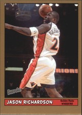 2005-06 Bazooka Gold Golden State Warriors Basketball Card #87 Jason Richardson
