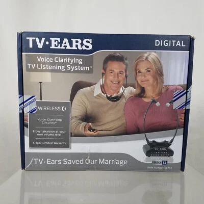 *NEW*  TV Ears 5.0 Digital Wireless Headset System 11741 - Image 1 of 4