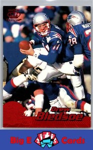 1996 Pacific Drew Bledsoe #258  Red
