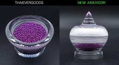 РЕДКАЯ SARIRA PRA TATH МЕТАЛЛИЧЕСКИЙ ФИОЛЕТОВЫЙ SAKAYAMUNI ДРЕВНИЙ БУДДА РЕЛИКВИИ ПАГОДА - Изображение 1 из 4