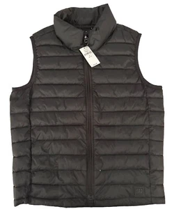 Gap Kids Puffy Vest Size S (6/7) Black Insulated Water Resistant W/ Cold Control - Picture 1 of 7