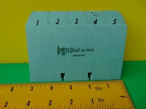 30 Brand New 1-31 Rolodex Guide Index Manila Tabs for Rolodex 3 x 5" Card File - Picture 1 of 4