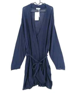 SELECTION By Ulla Popken Blue V Neck Cardigan Sweater Size EU 50/52 UK 24/26 - Picture 1 of 10
