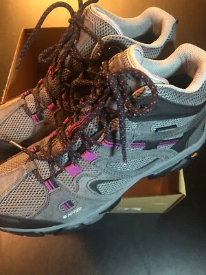 Hi-Tec Ravus Vent Mid Botas Impermeables Informales Botas de Senderismo Gris para Mujer Talla 10 Foto 1 de 4