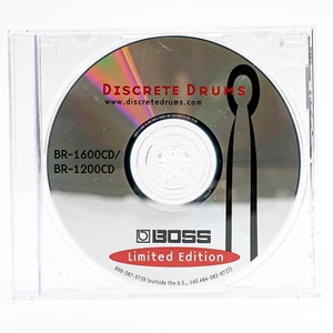 Boss Discrete Drums Limited Edition CD for BR-1600CD / BR-1200CD – Used - Picture 1 of 2