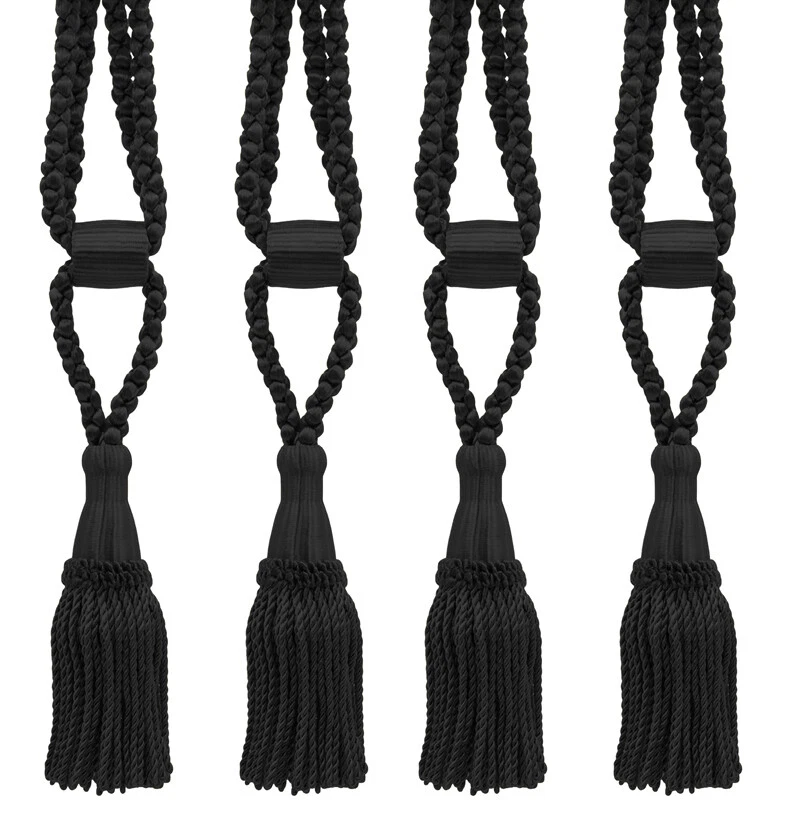 Corbata borla DÉCOPRO, longitud de cable ajustable, color # K9 [Juego de 4] Foto 1 de 1