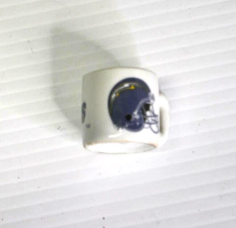 NFL Mini Miniature Coffee Mug San Diego Chargers Super Fan Collectible Gift Cover