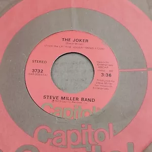 Steve Miller Band The Joker Vinyl 45 Record Capitol Records 1973 - Picture 1 of 14