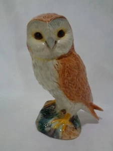 Beautiful Beswick England Barn Owl Porcelain Bird Figurine 4 3/4 inch - Picture 1 of 11