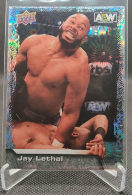 2022 UPPER DECK AEW PYRO #32 JAY LETHAL wrestling card - Image 1 of 2