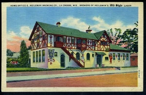 G. HEILEMAN BREWING CO., La CROSSE, WI. OLD STYLE LAGER P.C. V. 1920's - Picture 1 of 4