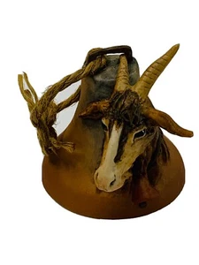 Vintage Lowell Davis " Willy The Goat " Bell Ornament 1990 Schmid Farm Animal - Imagen 1 de 5