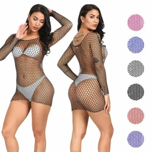 Fishnet Camisole Crop Top Women Spaghetti Straps Tank Vest Top Casual Nightwear - Picture 1 of 18