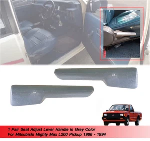 Grey Seat Adjust Lever Handle Fit Mitsubishi Mighty Max L200 1986 - 1994  - Picture 1 of 6