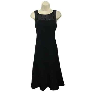 Evan Picone elegantes schwarzes Abendkleid formell Anlass Strass Damengröße 6 - Bild 1 von 8