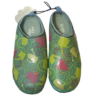 Western Chief Women's Green Watering Cans Waterproof Garden Clog NWT Size 6 - Image 1 of 4
