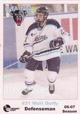 2006-07 Maine Black Bears #7 Matt Duffy