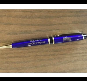 TRUMP PEN WHITE HOUSE BLAU GOLD SIGNATUR REPUBLIKANISCHER PRÄSIDENT DONALD GOP MAGA - Bild 1 von 18