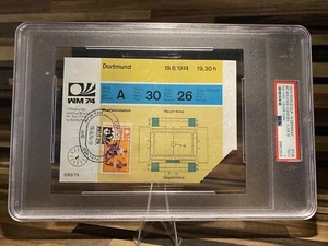 the First "Cruyff Turn" 1974 World Cup Germany Ticket Netherlands Sweden Jun. 19 - Imagen 1 de 4
