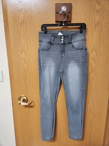 Gray Acid Wash Skinny Jeans By Bleu. NWT. Size 13 Juniors. Cute. - Picture 1 of 8